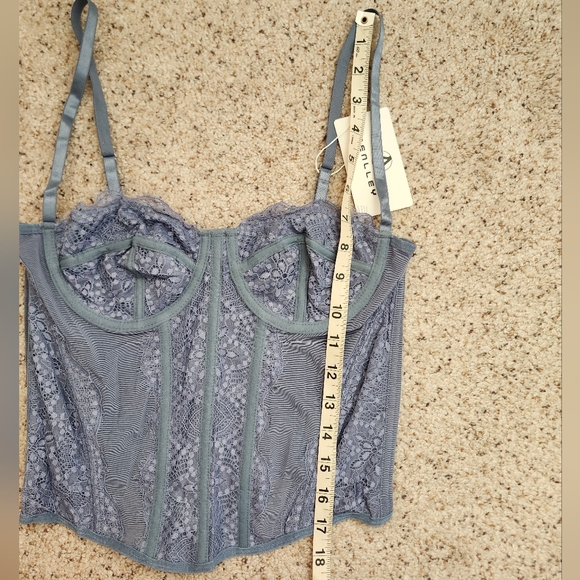 Blue Corset Top - Picture 5 of 7